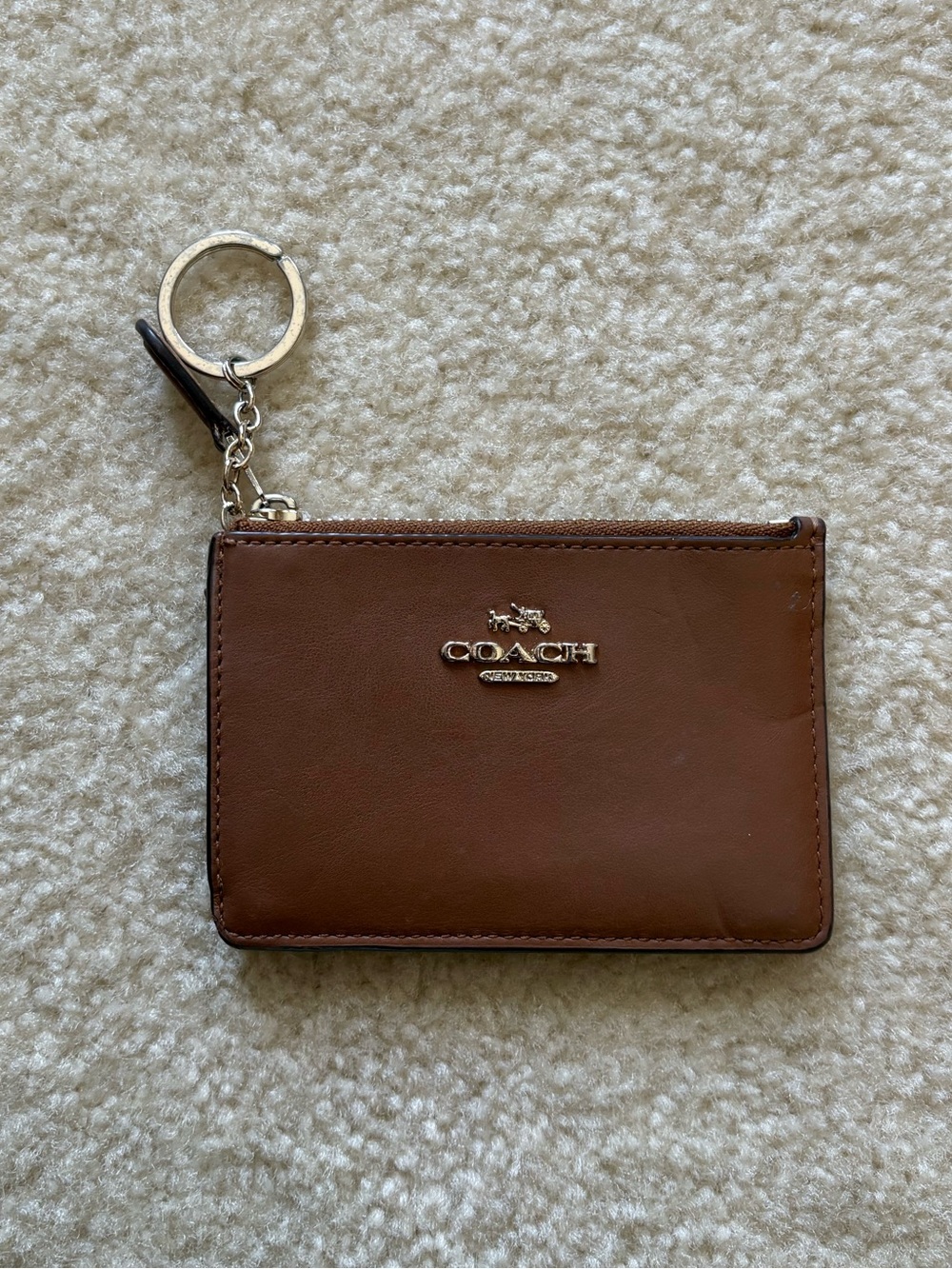 Coach Women’s Mini Skinny Id Leather Case.